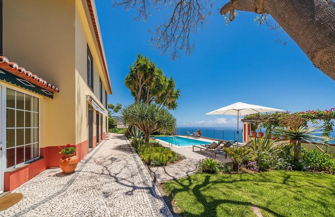 Magnificent Funchal Villa Quinta D'Alegria 4 Bedrooms Panoramic Sea View-1